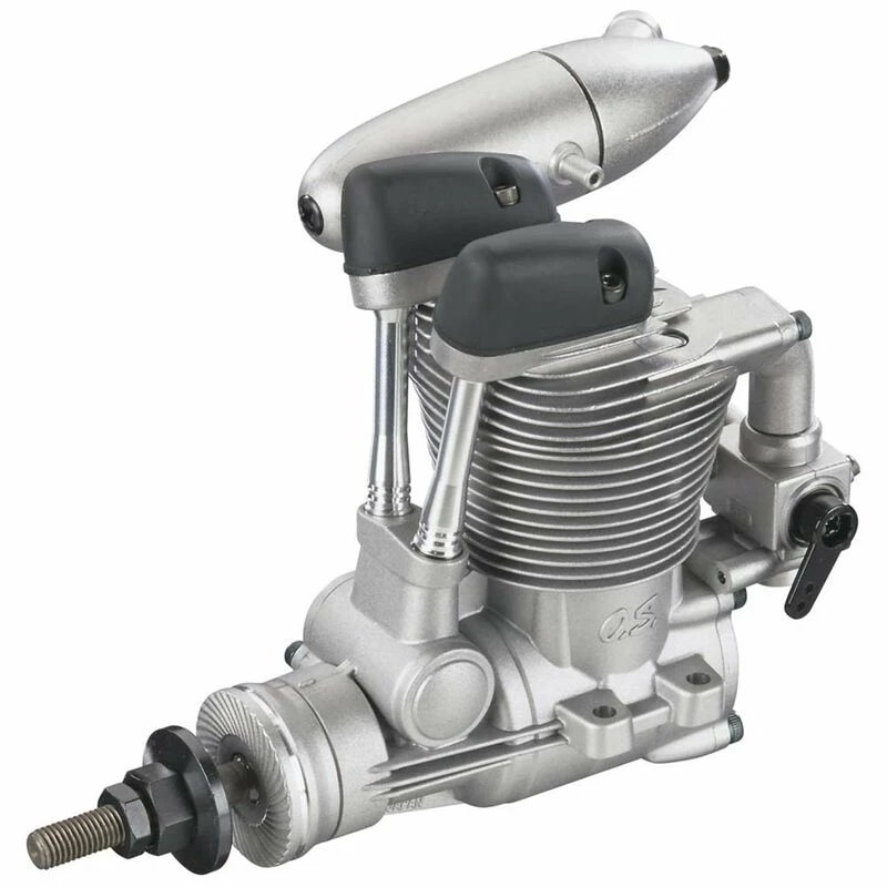 OS Engines FS-62V Ringed 4-Stroke .62 Glow Engine with Muffler for Engines 3 OS Engines FS-62V Ringed 4-Stroke .62 Glow Engine with Muffler for Engines